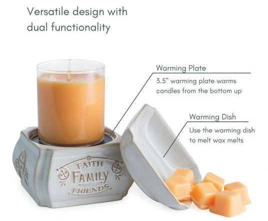 Faith Family Friends 2-In-1 Classic - Fragrance/Wax Warmer